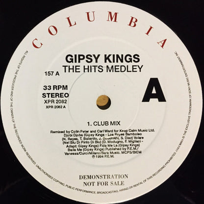 Gipsy Kings : The Hits Medley (12", Promo)