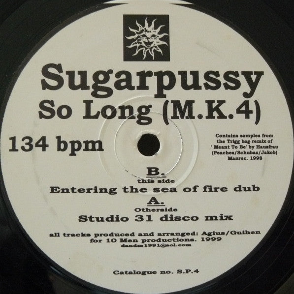 Sugarpussy : So Long (M.K.4) (12")
