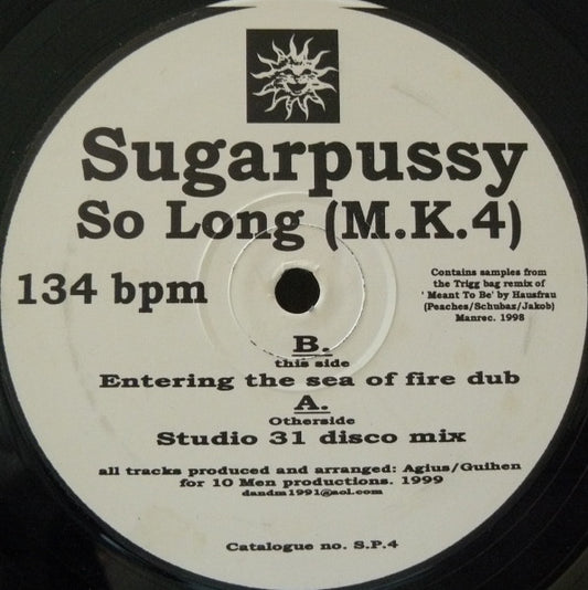 Sugarpussy : So Long (M.K.4) (12")