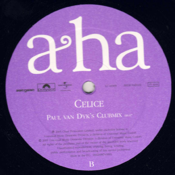 a-ha : Celice (12")