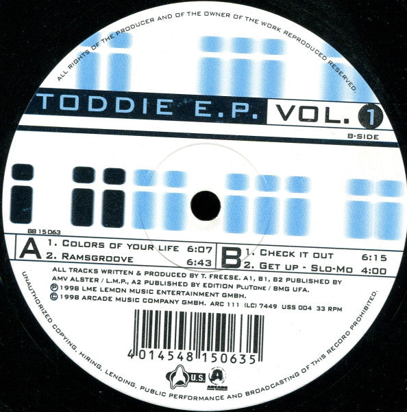 Toddie : E.P. Vol. 1 (12", EP)