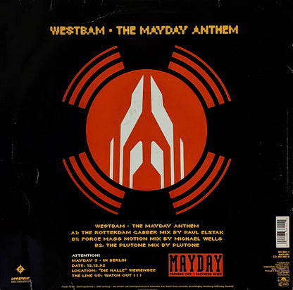 WestBam : The Mayday Anthem (Remixes) (12")