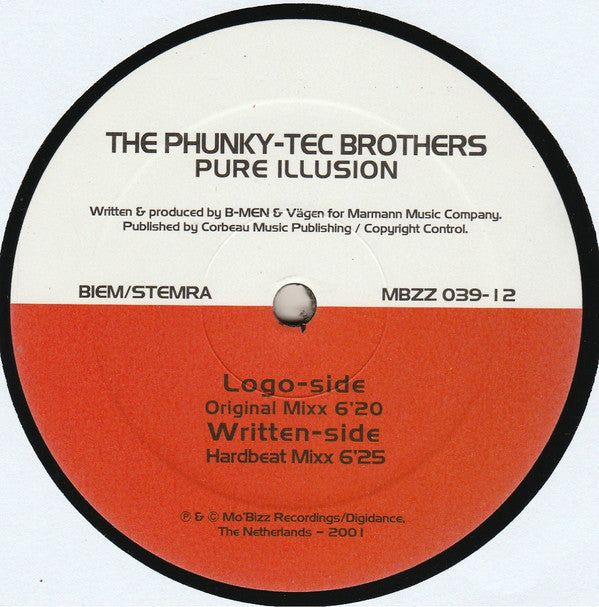 The Phunky-Tec Brothers : Pure Illusion (12")