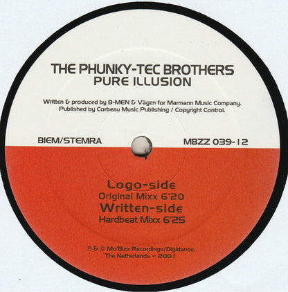 The Phunky-Tec Brothers : Pure Illusion (12")