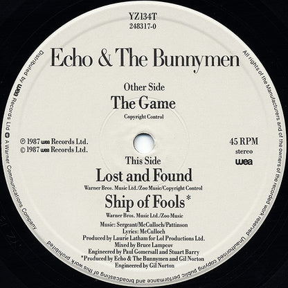 Echo & The Bunnymen : The Game (12", Single)