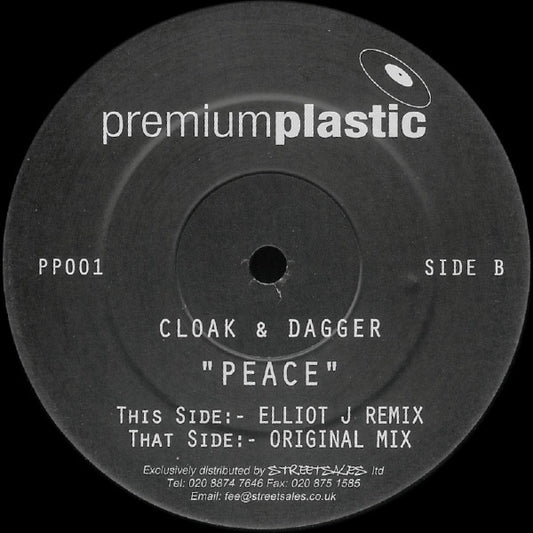 Cloak & Dagger : Peace (12")