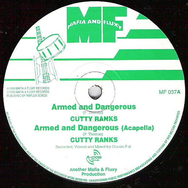 Cutty Ranks : Armed & Dangerous (12")