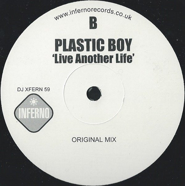 Plastic Boy Feat. Rozalla : Live Another Life (12", Single, Promo)