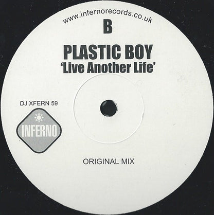 Plastic Boy Feat. Rozalla : Live Another Life (12", Single, Promo)