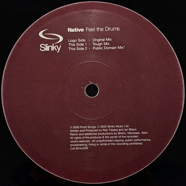 Native : Feel The Drums (12")