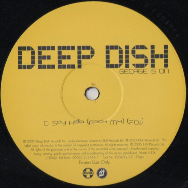 Deep Dish : George Is On (Sampler Part 2) (2x12", Promo, Smplr)