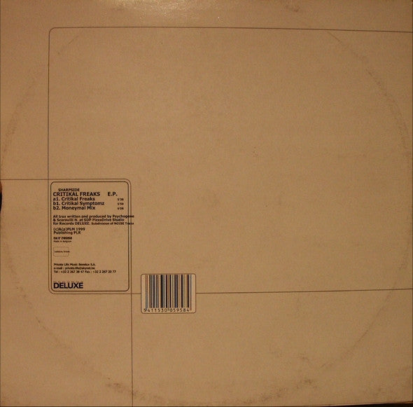 Sharpside : Critikal Freaks E.P. (12", EP)