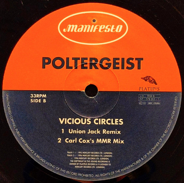 Poltergeist : Vicious Circles (12", Single)