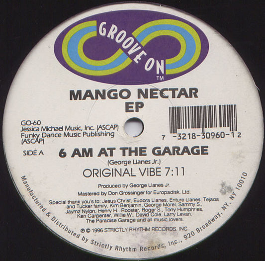George Llanes, Jr. : Mango Nectar EP (12", EP)