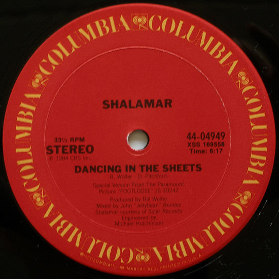 Shalamar : Dancing In The Sheets (12")