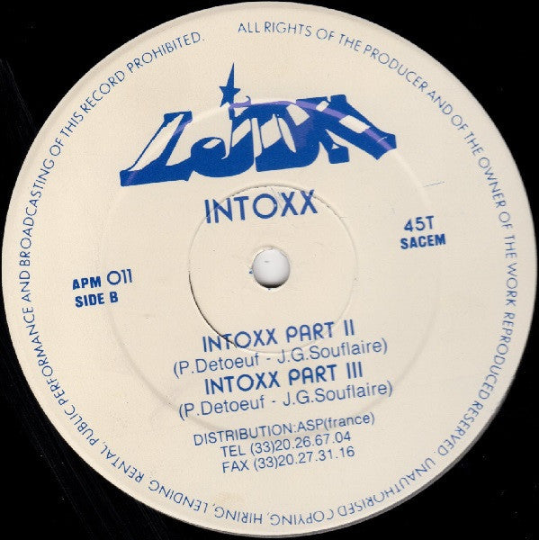 Intoxx : Intoxx (12")
