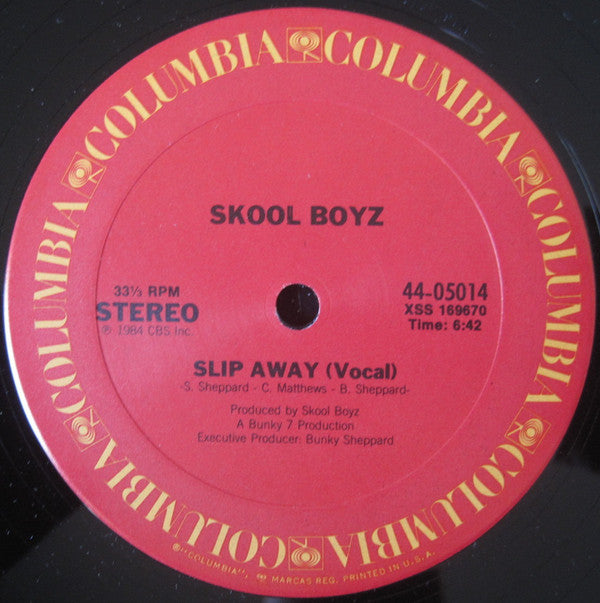 Skool Boyz : Slip Away (12")