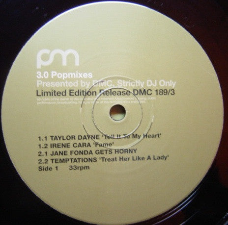 Various : Pop Mixes 189 (12", Ltd)