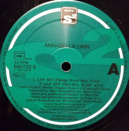 Annabella Lwin : Car Sex (12")