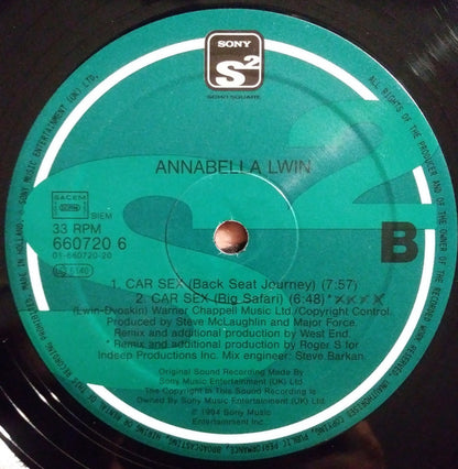 Annabella Lwin : Car Sex (12")