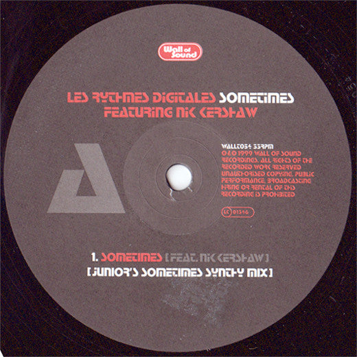Les Rythmes Digitales : Sometimes (12")