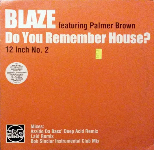 Blaze : Do You Remember House? (Part 2) (12")