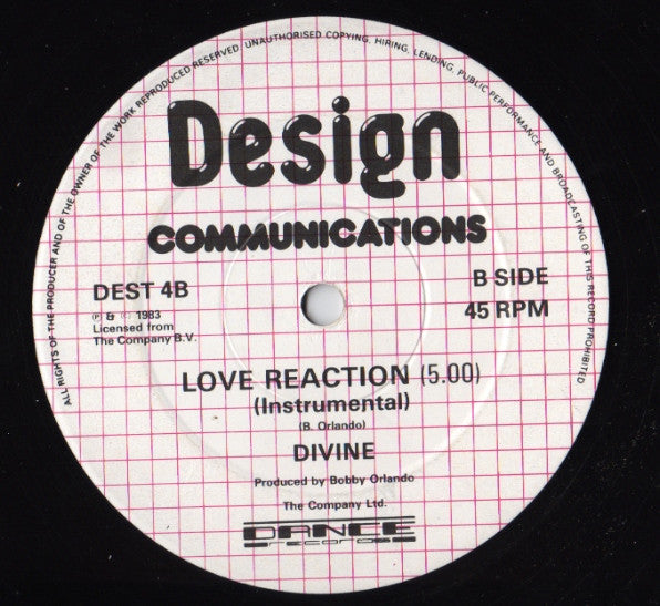 Divine : Love Reaction (12", Maxi)