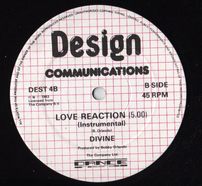 Divine : Love Reaction (12", Maxi)