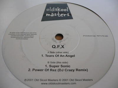 QFX : Tears Of An Angel (12", Promo)