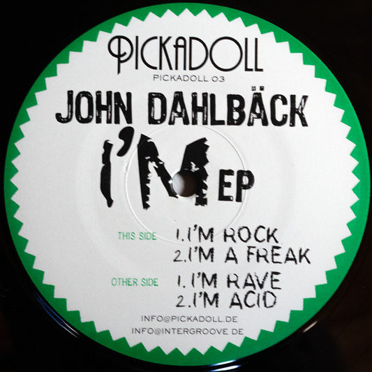 John Dahlbäck : I'm EP (12", EP)