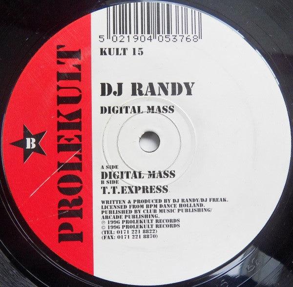 DJ Randy : Digital Mass (12")