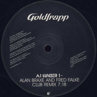 Goldfrapp : Number 1 (12", Single)