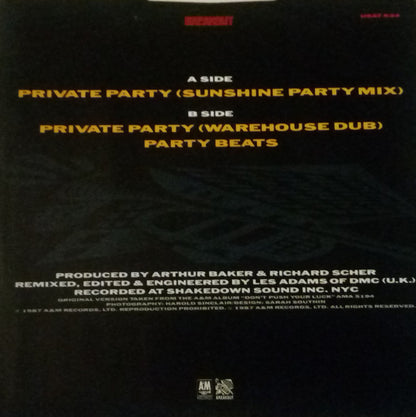Wally Jump Jnr. & The Criminal Element* : Private Party (12")