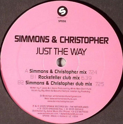 Simmons & Christopher : Just The Way (12")