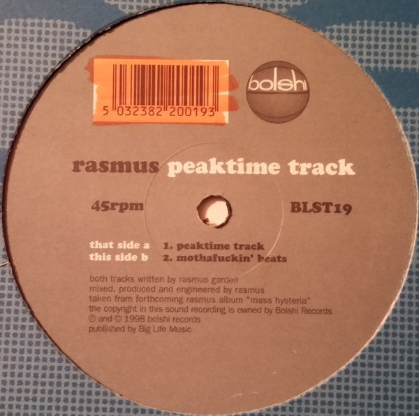 Rasmus : Peaktime Track (12")