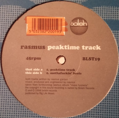 Rasmus : Peaktime Track (12")