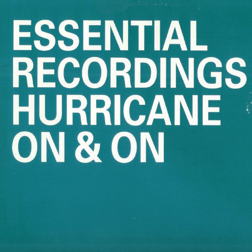 Hurricane : On & On (12", Promo)