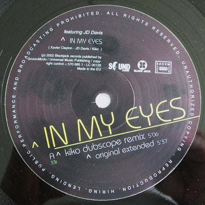 Sinema : In My Eyes (12")