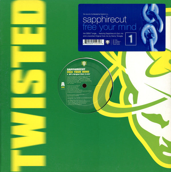 Sapphirecut : Free Your Mind (12", Single)