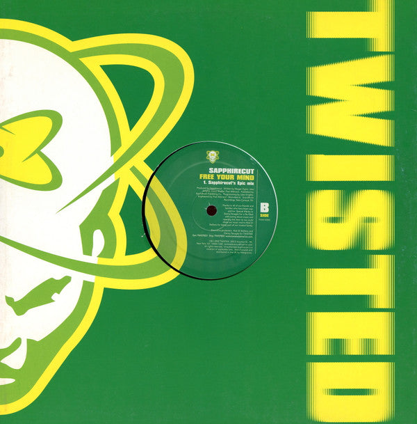 Sapphirecut : Free Your Mind (12", Single)