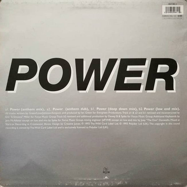 Nu Colours : Power (The E Smoove Remixes) (12")