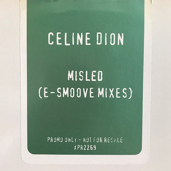 Céline Dion : Misled (E-Smoove Mixes) (12", Single, Promo)