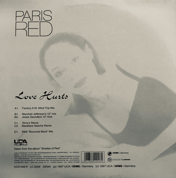 Paris Red : Love Hurts (2x12")