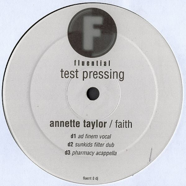 Annette Taylor : Faith (2x12", TP)