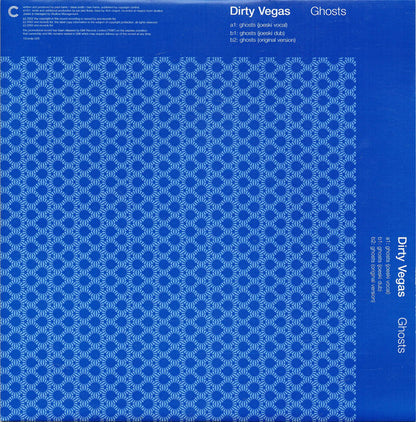 Dirty Vegas : Ghosts (12", Single, Promo)