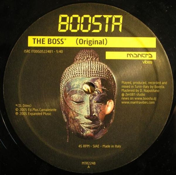 Boosta (2) : The Boss (12")