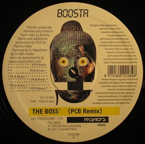 Boosta (2) : The Boss (12")