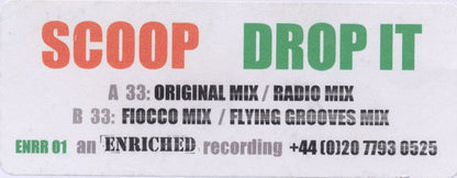 Scoop : Drop It (12", W/Lbl)