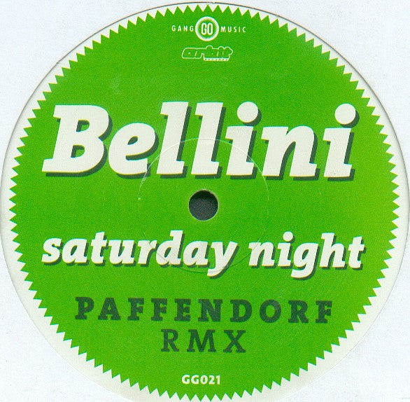 Bellini : Saturday Night (12", Promo, Cle)