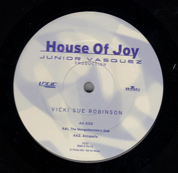 Vicki Sue Robinson : House Of Joy (12", Promo)
